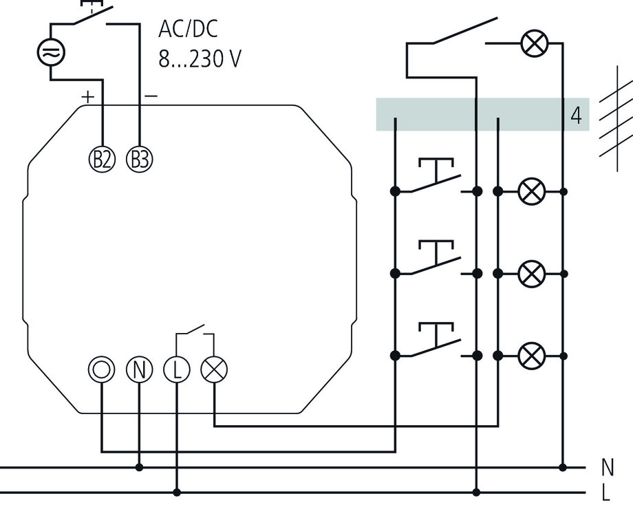 ELPA 041 | Unterputz | Treppenlicht-Zeitschalter | Zeit- und